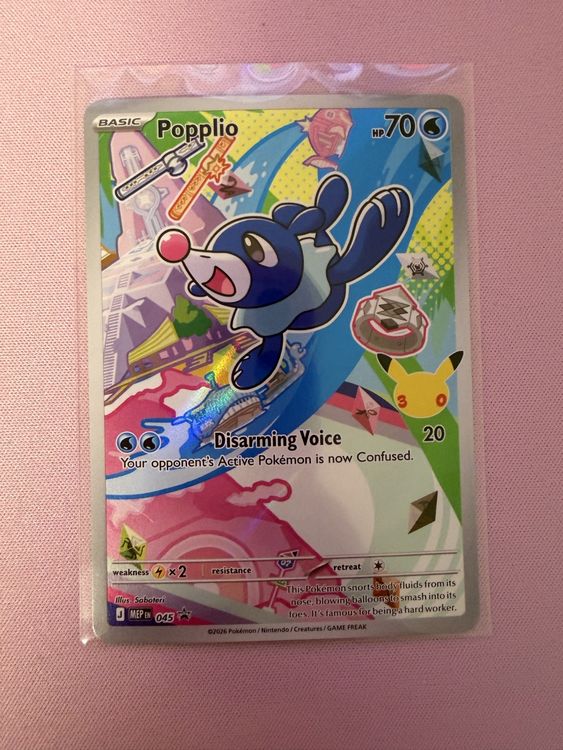 Pokemon First Partner Popplio 045 (Neu (gemäss Beschreibung)) in St ...