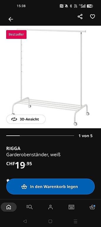 Sonstige Dekorationen & Accessoires: Kleiderstange – Gebraucht aus Thun von Moggo 1