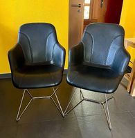 Chaises design Moroso Take Off Hi - cuir noir