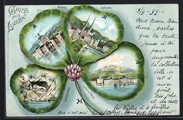 Passepartout-Lithographie Luzern, Bahnho