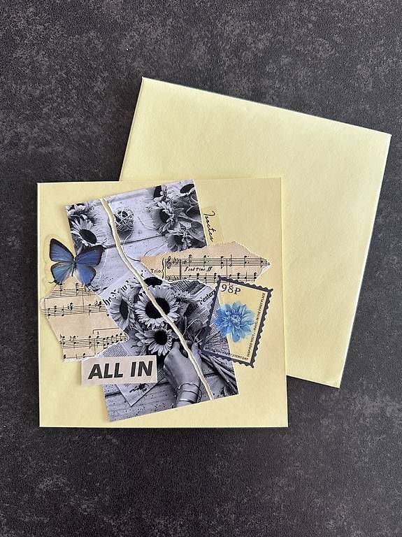 Cartoline: Handgemachte Vintage / Aesthetic Karten mit Couvert – Usato da Klingnau venduto da mic_qk2t 4