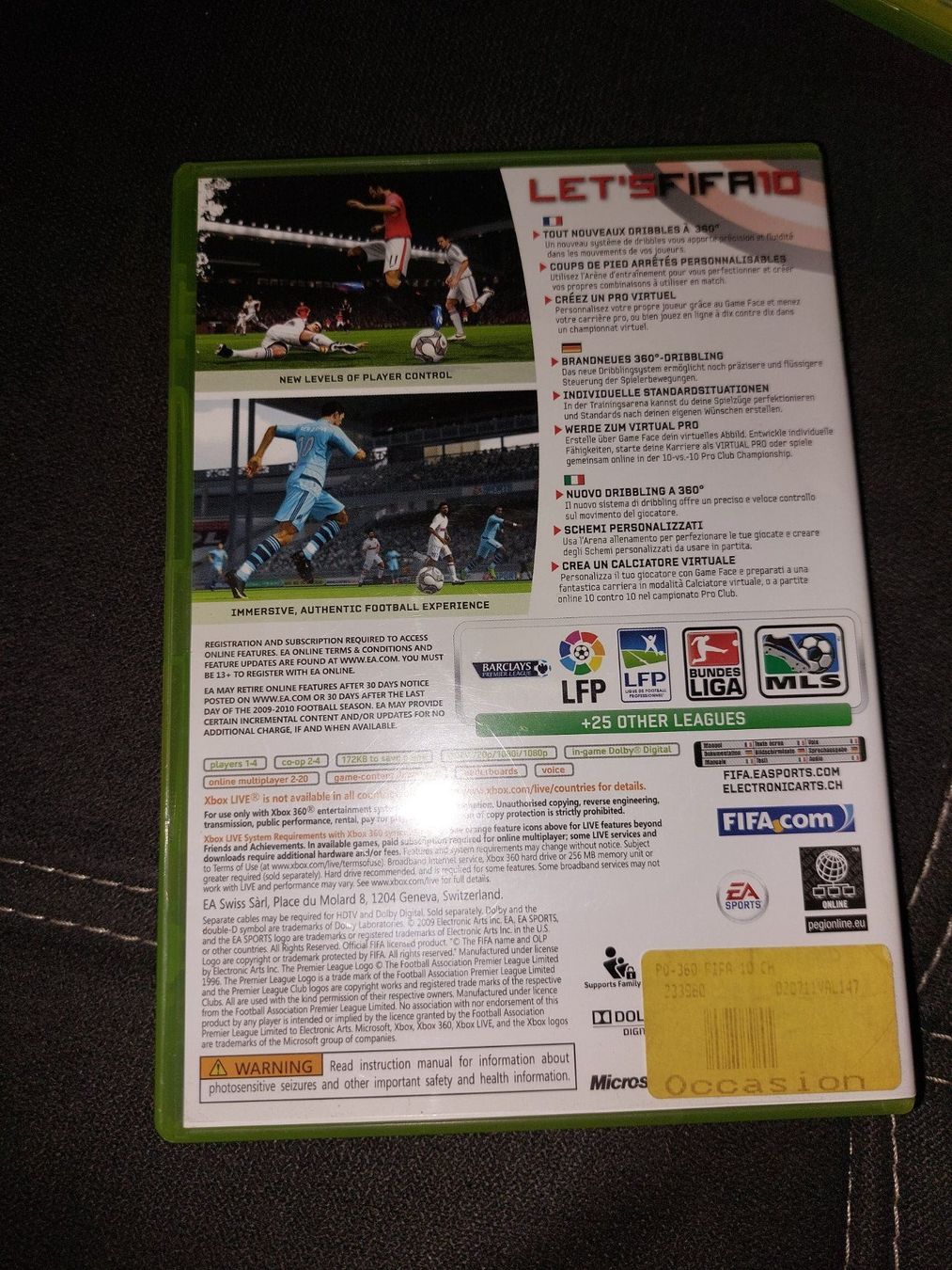 Giochi: Fifa 10 Xbox 360 – Usato da Schenkon venduto da 1996234 1