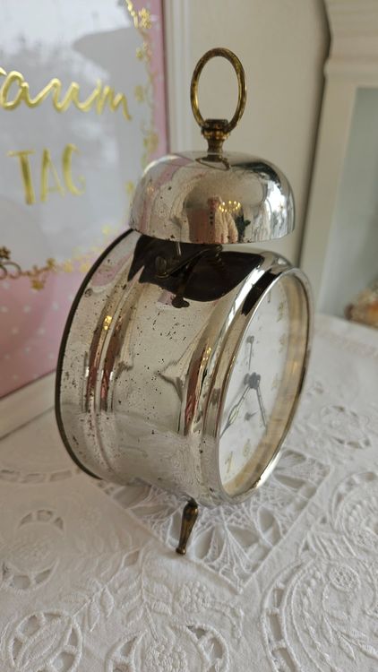 Antiker Wecker Junghans Mechanisch Handaufzug Vintage Retro