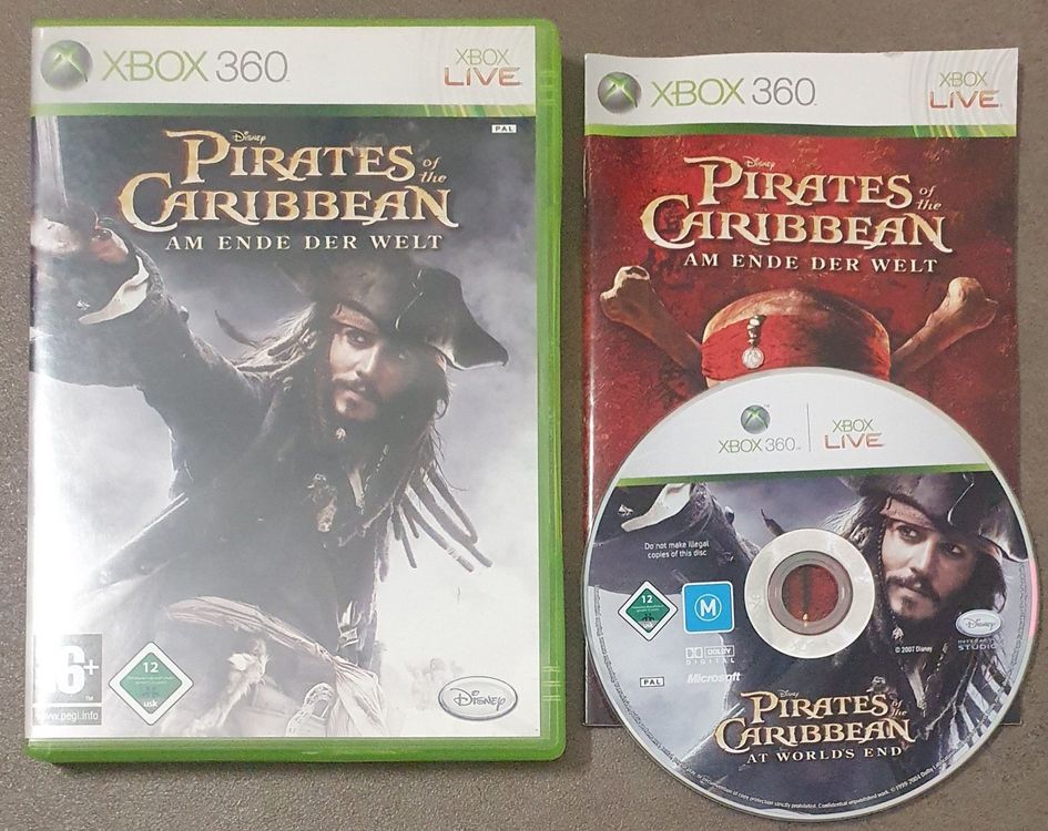 Pirates Des Caraïbes Sur Xbox Classic - Complet (boîtier, Jeu) - Version FR, Très Bon état