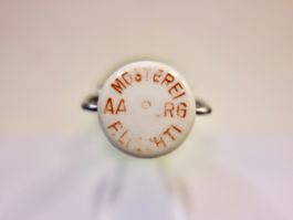 alte Flasche MOSTEREI AARBERG F. LIECHTI 1947