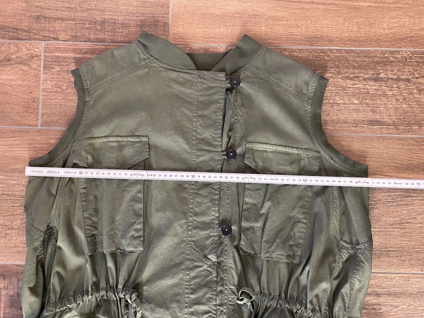 Rundholz Vestiti: Rundholz Kleid oversized olive Dip Gr. M eher XXL – Usato da Arlesheim venduto da san_w9vr 4