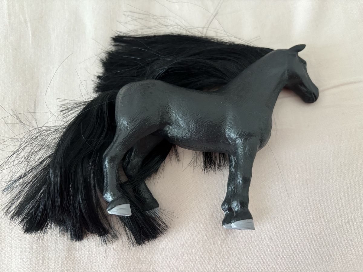 Schleich Giocattoli: Schwarzes Schleich Pferd – Usato da Rünenberg venduto da ZwergLi100 1