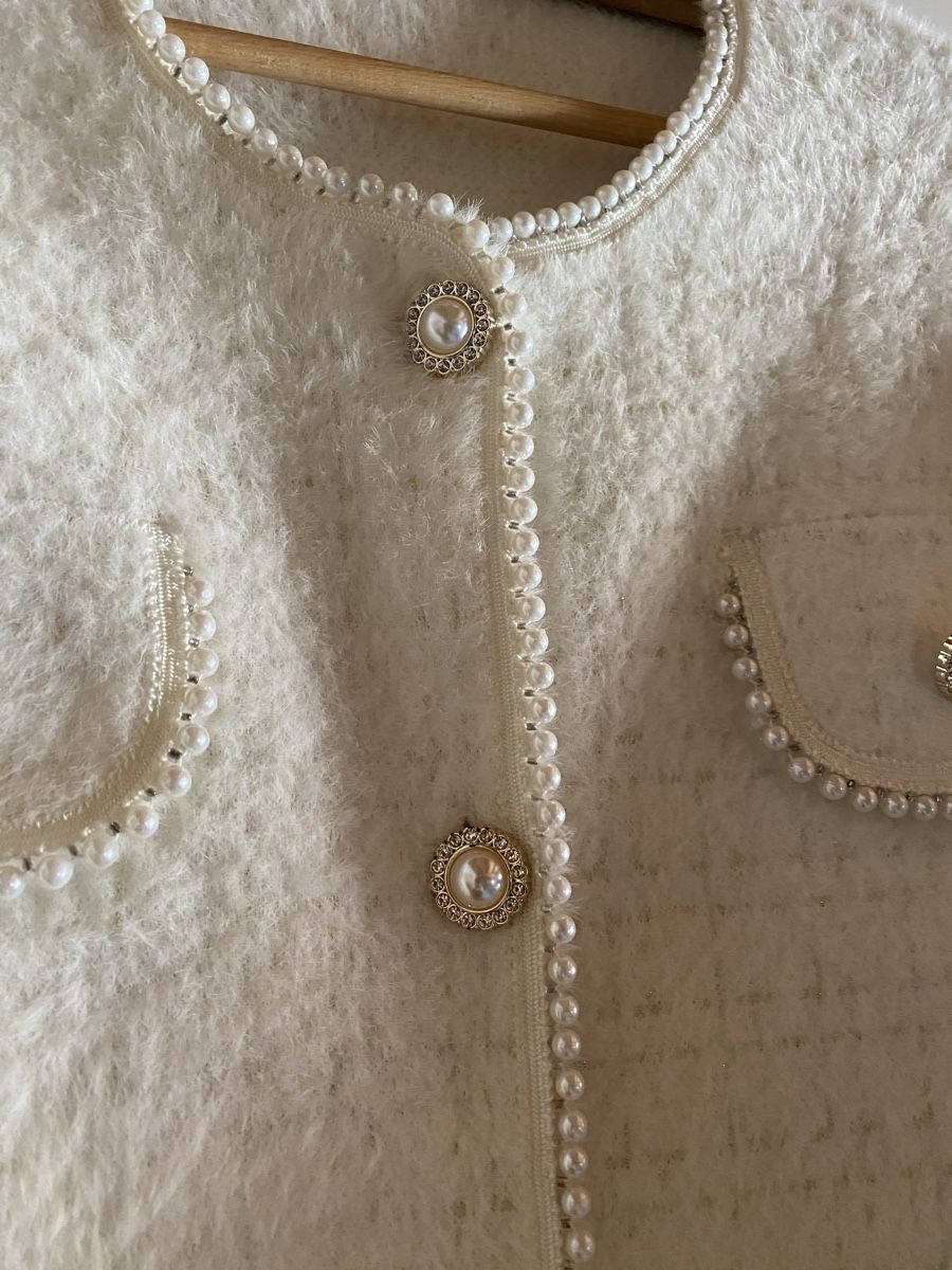 Giacche: Tweeted Blazer with Pearls – Nuovo (secondo la descrizione) da Göschenen venduto da Anoli34 6