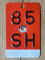 SH 85 - VELONUMMER - FAHRRADSCHILD - PLAQUE DE VELO - SH 85