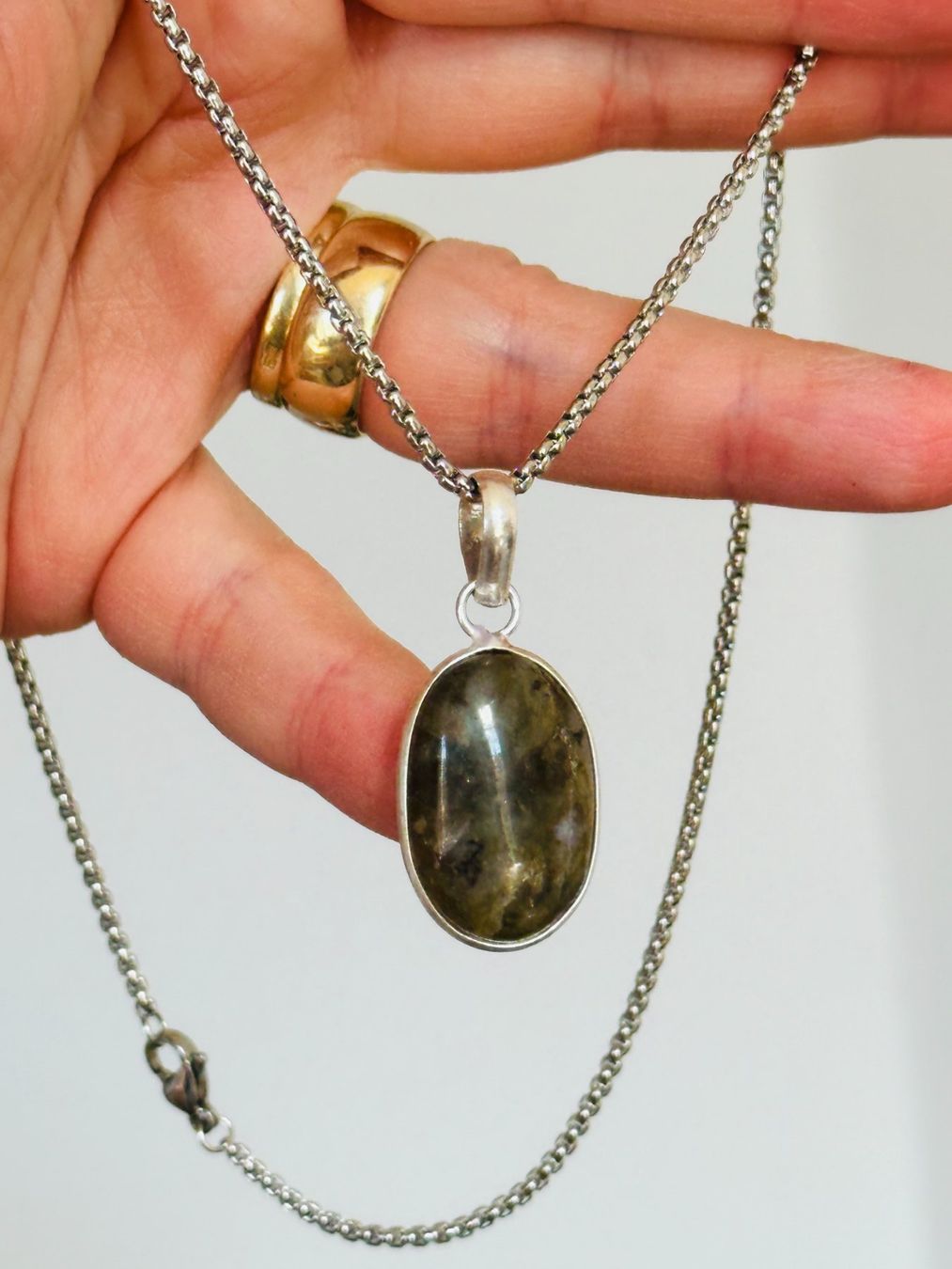 Catenine: Labradorite necklace – Nuovo e nell'imballaggio originale da Genève venduto da AGBERG 4