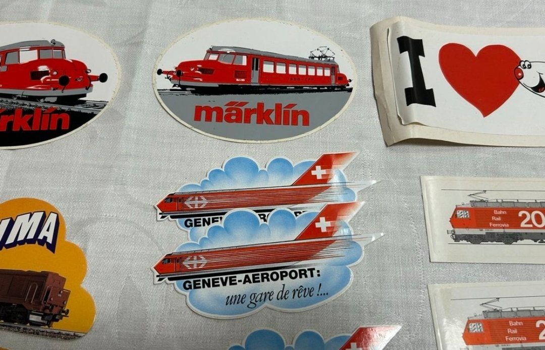 Sticker: Autocollant vintage Marklin divers – Usato da Genève venduto da Octo-puces 2
