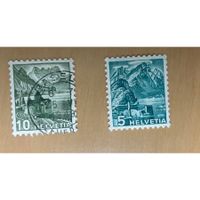 Briefmarken, selten, 5 und 10 Rappen, Sammler
