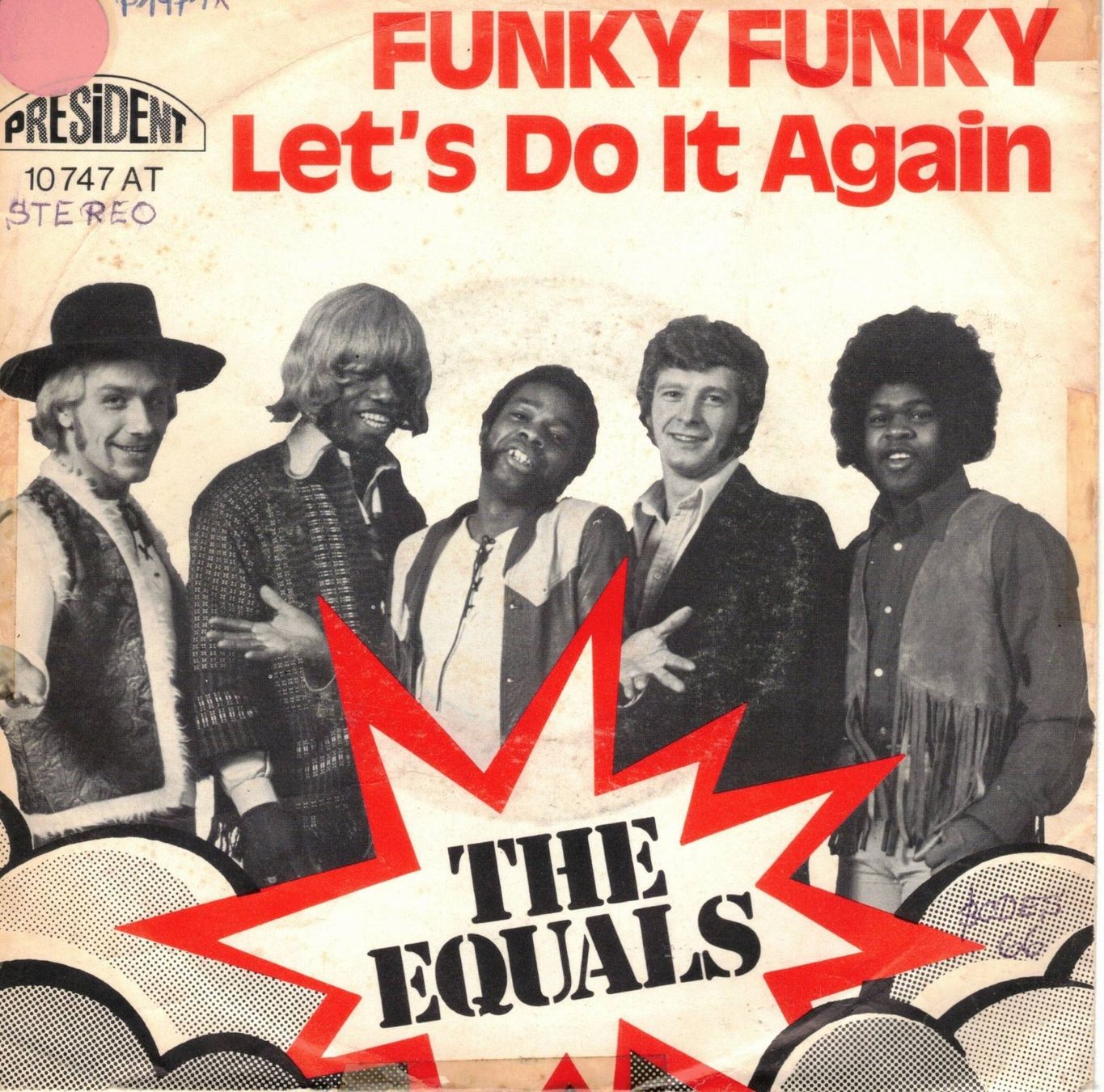 Dischi in vinile: The Equals  --  Funky Funky  Single7 – Usato da Rheinau venduto da asteng