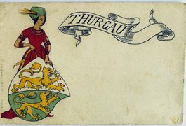 Thurgau, Wappen, Litho