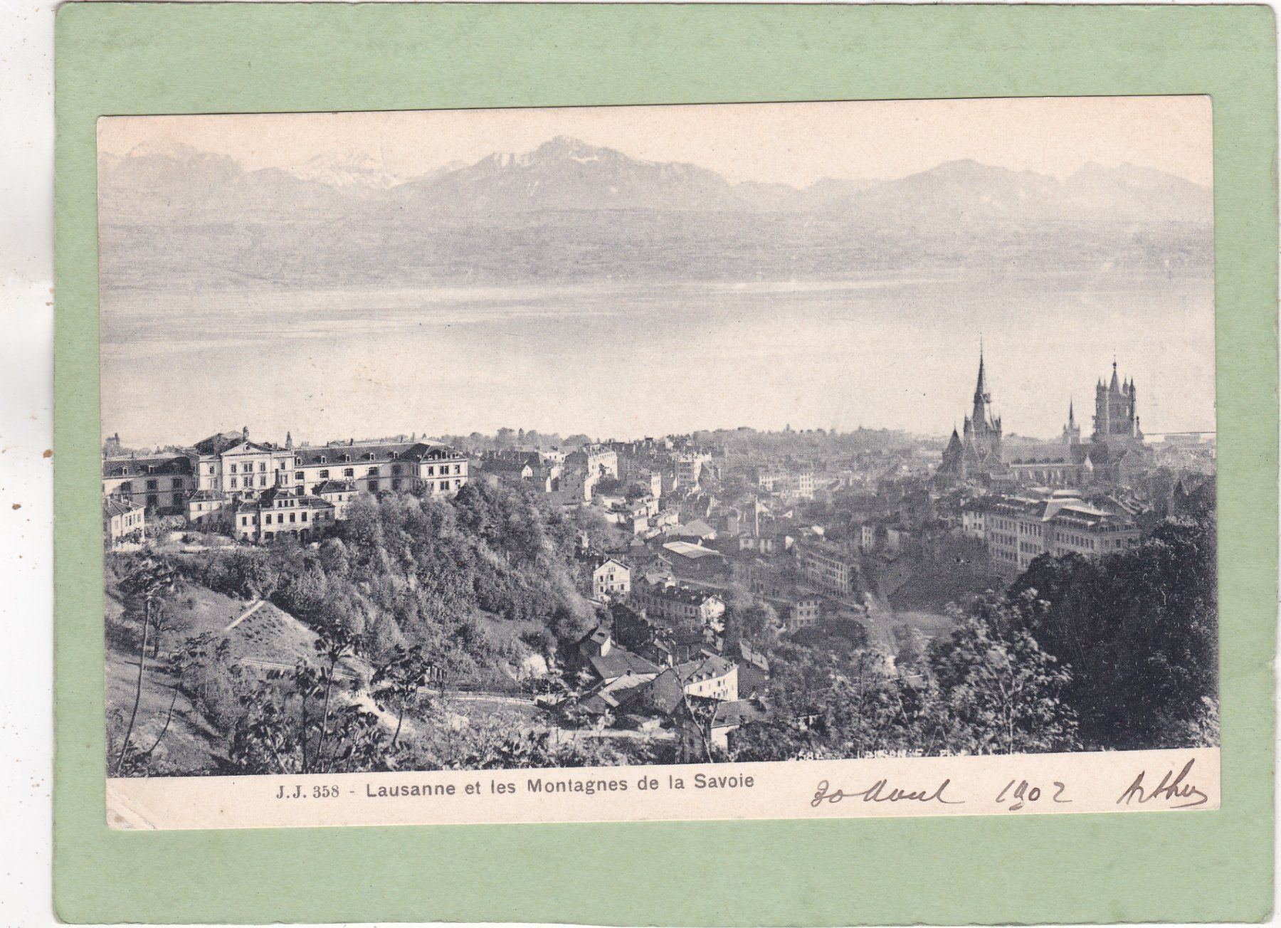 Cartoline postali: Lausanne 1902 – Usato da Herisau venduto da Lisegrat2008