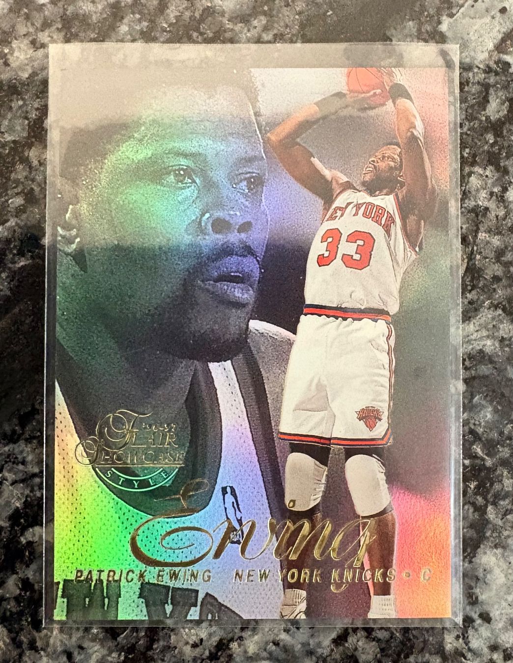 Nba Carte collezionabili: NBA Patrick Ewing Flair Showcase 96/97 Card – Nuovo (secondo la descrizione) da Muttenz venduto da joba23