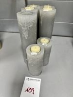 109 Posten Raureif Kerzen aus Liquidation