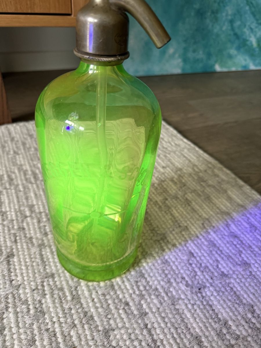 Flaschen: Siphon Sturzenegger verre uranium vert état usagé – Gebraucht aus Kloten von Mumiiin 8