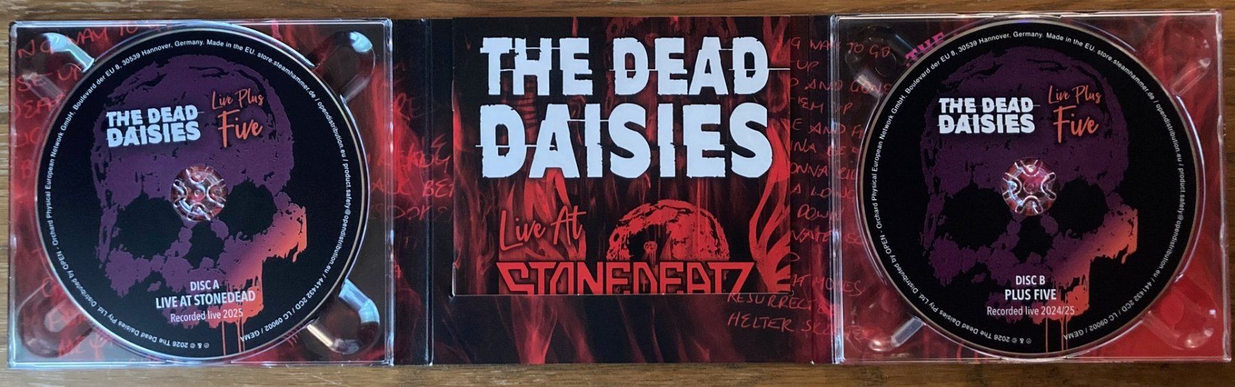 CD: THE DEAD DAISIES "Live Plus Five" 2CD-Set 2026 – Usato da Attiswil venduto da Jay70 2