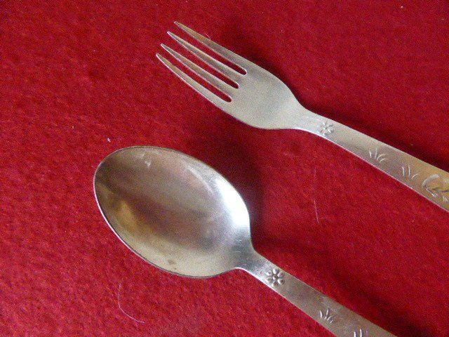 Set di posate: Kinder Besteck versilbert Vintage – Usato da Hitzkirch venduto da kleinerbaer01 3