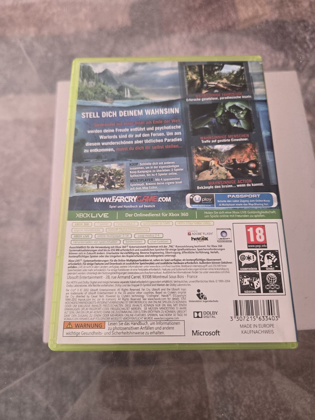 Spiele: Far Cry 3 Xbox 360 – Gebraucht aus Bussigny von Kfdlt 1