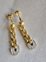 18Karat Gold/Diamanten Ohrstecker/hänger