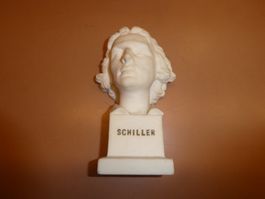 Büste Schiller weiss H15cm guter Zustand