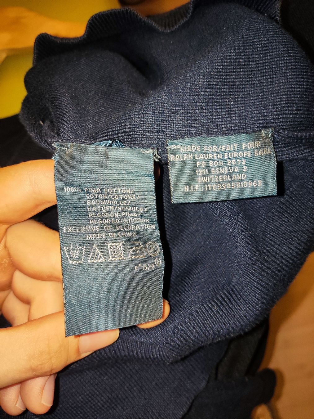 Polo Ralph Lauren Pullover & Sweatshirts: Polo Ralph Lauren Pullover Dunkelblau, 100% Pima Cotton – Gebraucht aus Wallisellen von zel_j5h8 4
