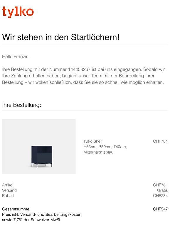 Tylko Cassettiere: Tylko Shelf / Beistelltisch / Beamermöbel – Usato da Zürich venduto da franzisg88 3