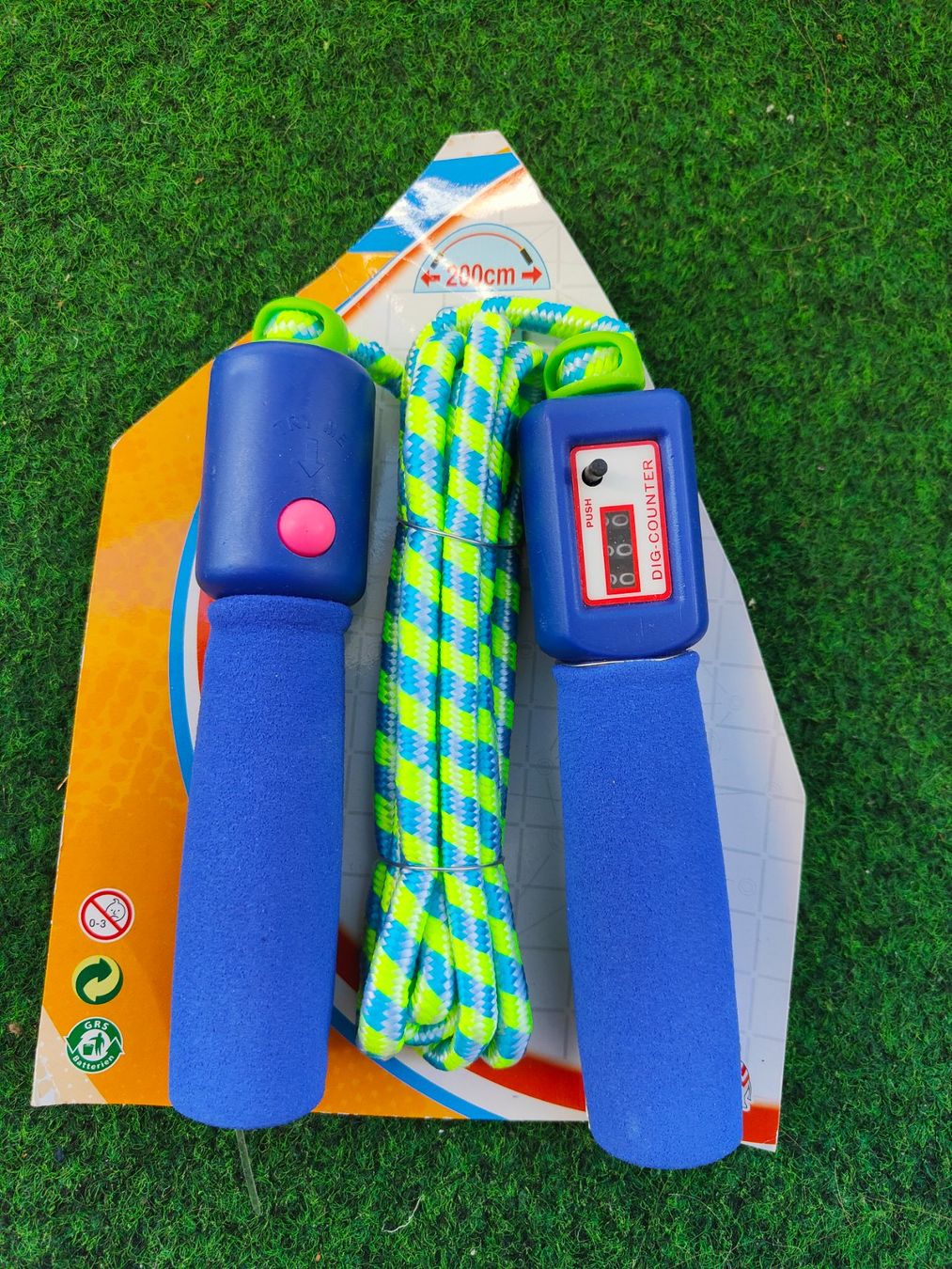 Sonstiges Spielzeug & Basteln: Springseil mit digitalem Zähler 200 cm neu – Neu und originalverpackt aus Davos Platz von wauwauin