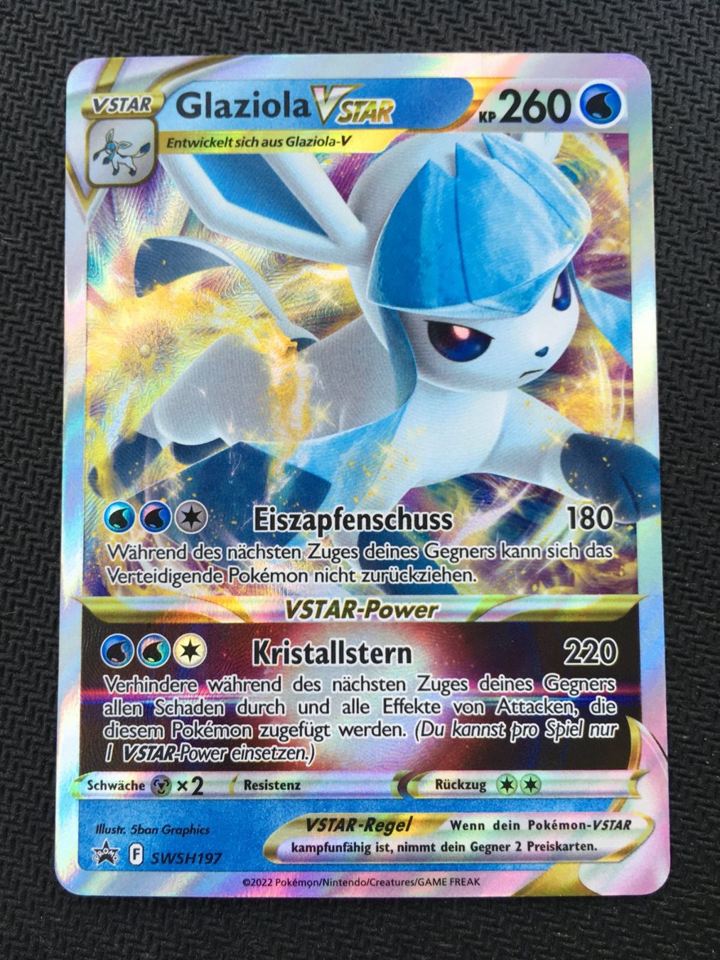 Pokémon Carte collezionabili: Pokémon - Glaziola VSTAR - SWSH197 - DE – Nuovo (secondo la descrizione) da St.Gallen venduto da Punktchen01