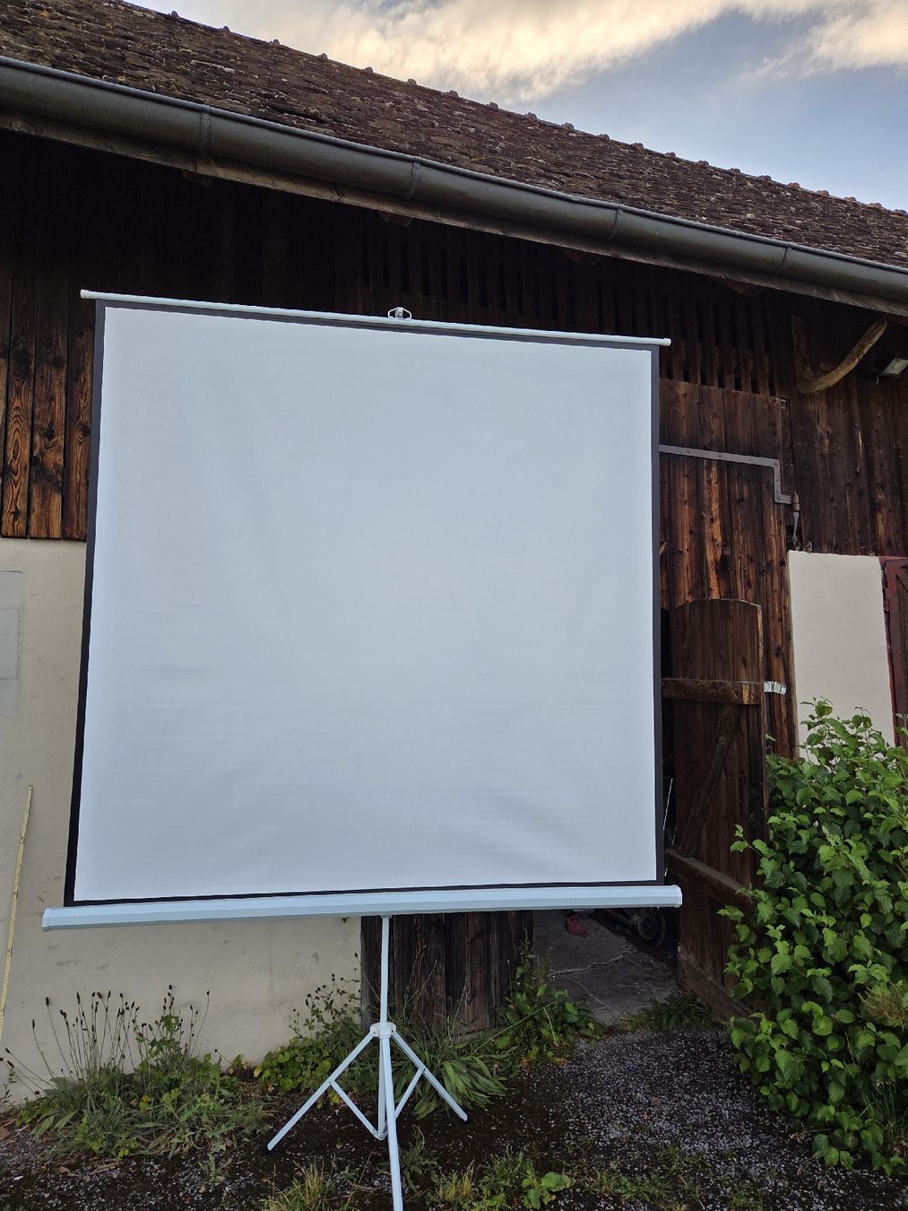 Home Cinema: grosse Leinwand für Projektor – Usato da Wädenswil venduto da weihpos