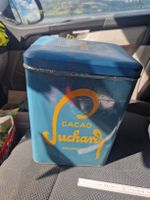 Blechdose Suchard Cacao blau Vintage, sehr alt