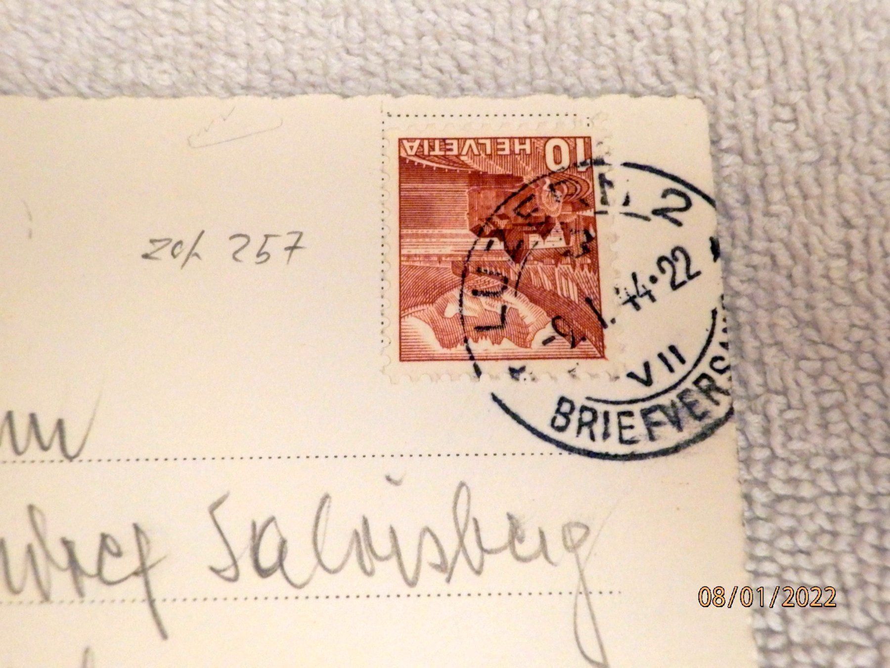 Cartes postales: Ansichtskarte, Weg nach Rigi - First – D'occasion à Ueberstorf par dinbau 2