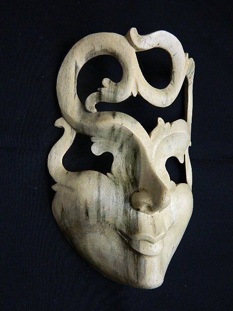 Maschere: Holzfigur, Holzmask, Mask – Nuovo (secondo la descrizione) da Domat-ems venduto da Gr8wood 2