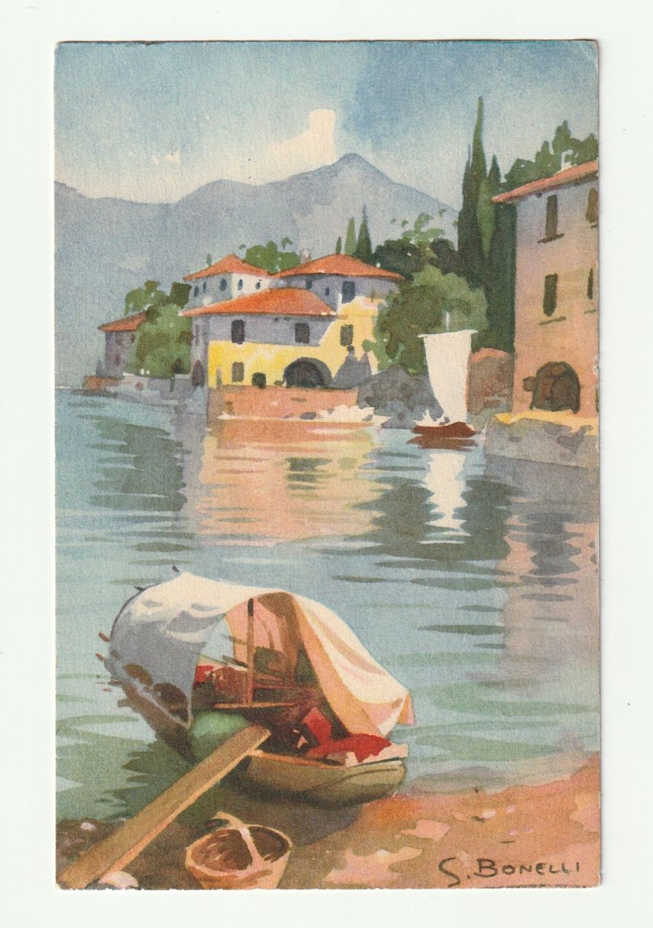 Cartoline postali: AK Gruss aus Blevio am Comer See, S. Bonelli – Nuovo (secondo la descrizione) da St. Gallen venduto da Ricardo_Deals
