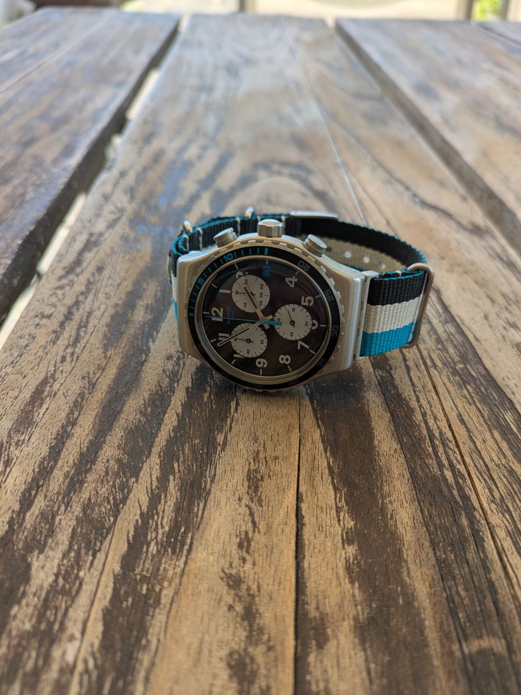 Swatch Orologi: Swatch Chrono Irony Skybond YVS409 – Usato da Adetswil venduto da testkauf 1