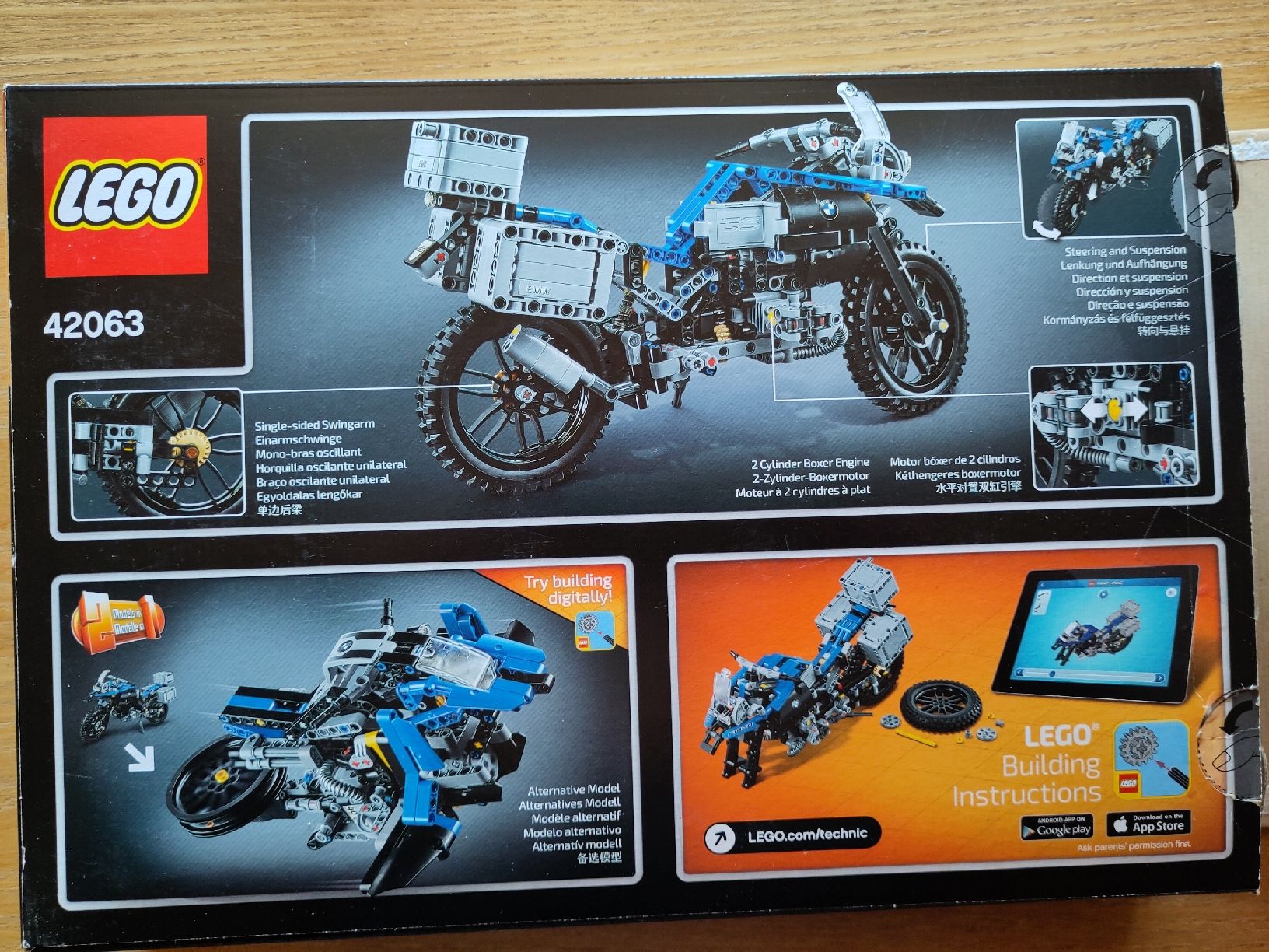 Lego Spielzeuge: Lego Technic 42063 BMW Motorrad – Gebraucht aus Lanzenhäusern von Kula4 1