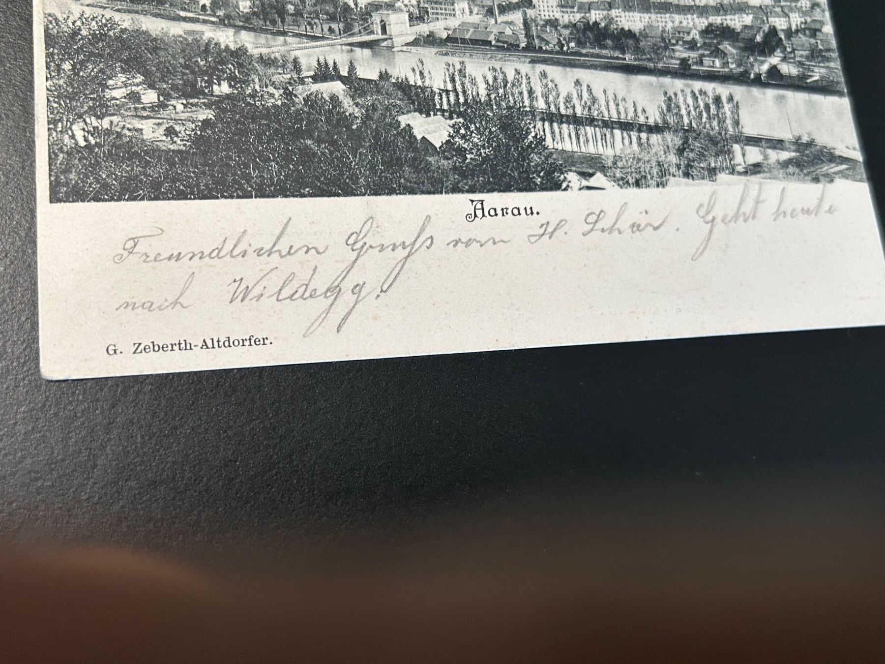 Cartes postales: Ansichtskarte/Postkarte von 1902 Aarau.Feldpost.. – D'occasion à Bern par Ricehportsatakard 4