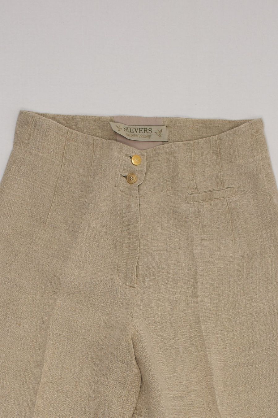 Pantaloni: Pantalon Lin Sievers Beige Taille M – Usato da Fribourg venduto da re-fine 3