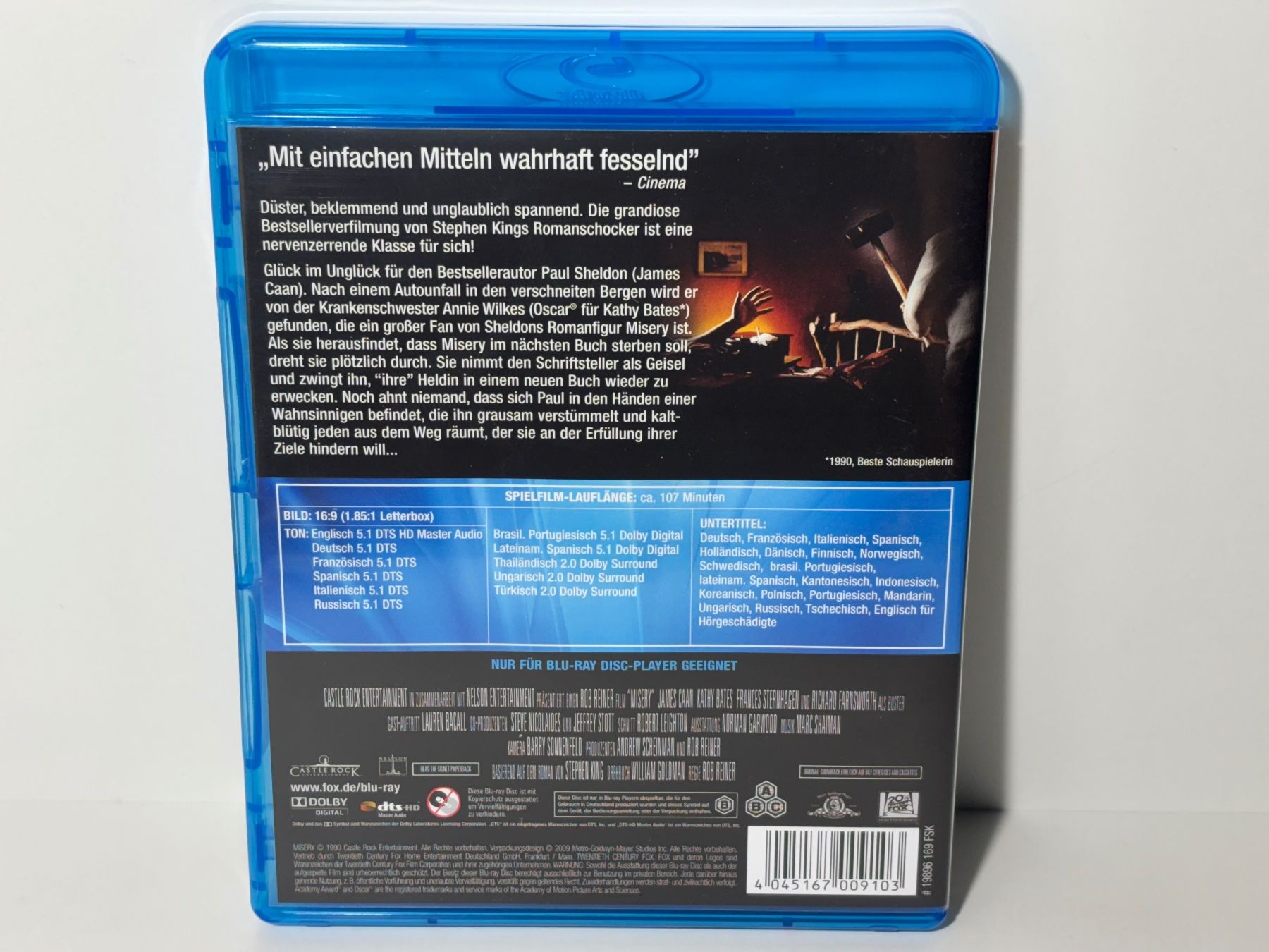 Alle DVDs: Misery Blu Ray – Gebraucht aus Wilderswil von Mr.Fury 1