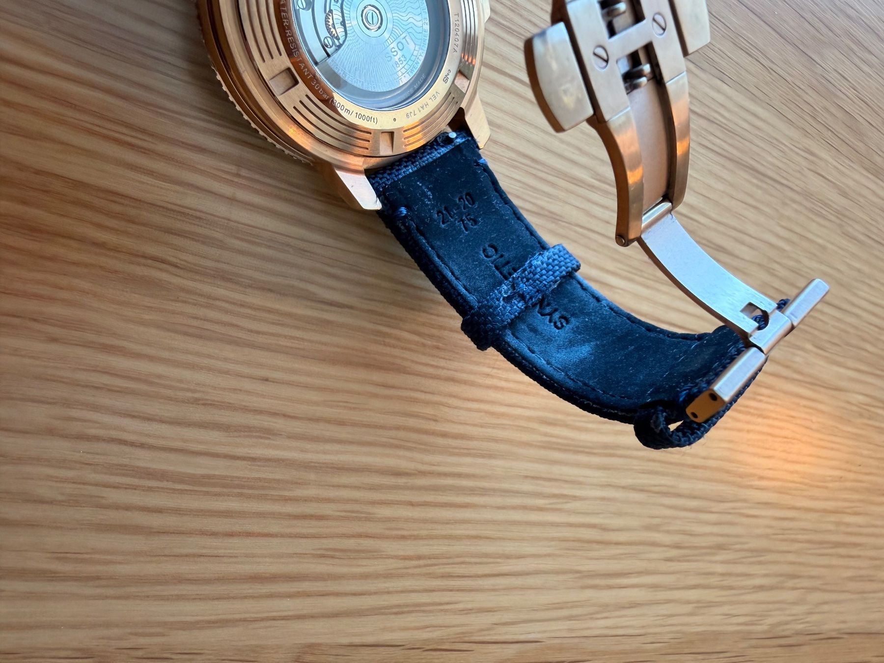 Tissot Orologi: TISSOT SEASTAR Powermatic 80 Gold – Usato da Birmenstorf AG venduto da Beni123456789 4