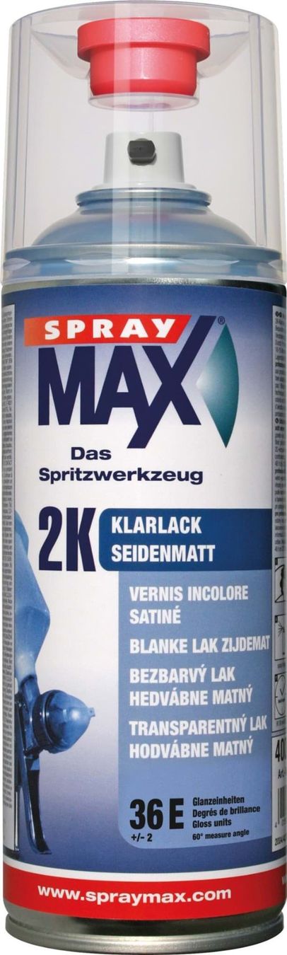 Colori: SprayMax 2K Klarlack seidenmatt – Nuovo e nell'imballaggio originale da Sarmenstorf venduto da taosun2