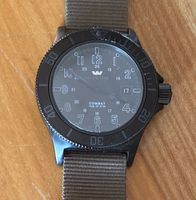 GLYCINE COMBAT SUB ø42 PVD NOIR NATO GREEN ARMY