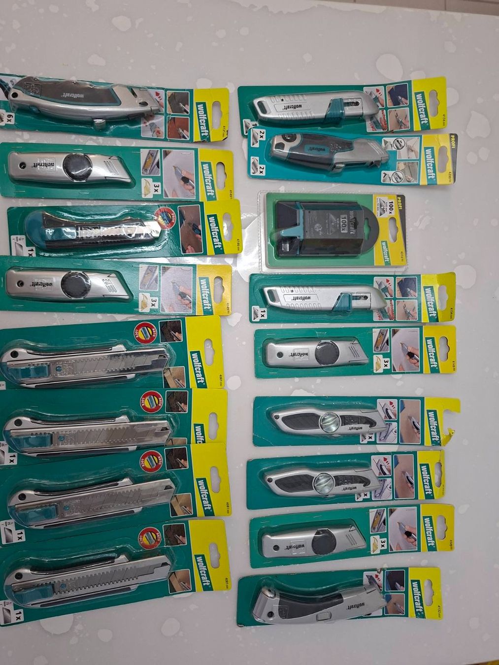 Wolfcraft Tutti gli attrezzi: professionelle Messer – Nuovo e nell'imballaggio originale da Aesch BL venduto da Pendrive