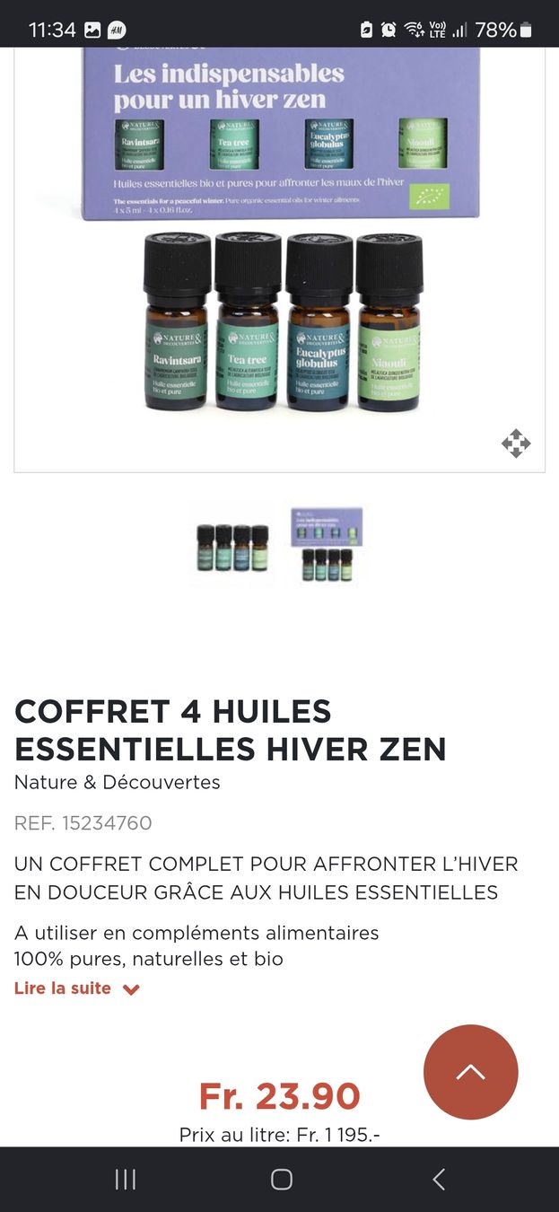 Diffusori di oli essenziali: Diffuseur d'huiles essentielles Bergame + huiles – Nuovo e nell'imballaggio originale da Lausanne venduto da Cognitia 4