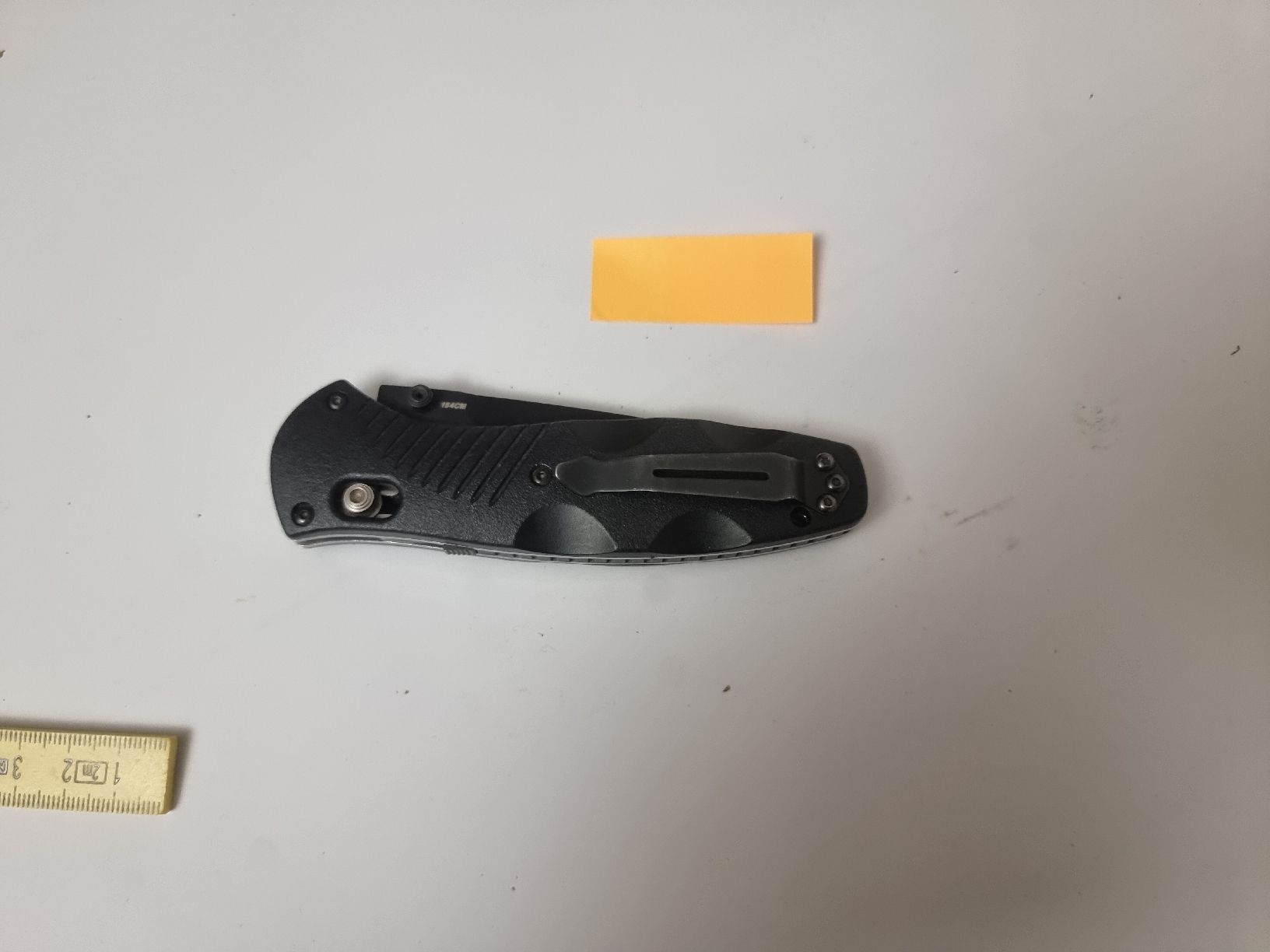 Benchmade Taschenmesser: Klappmesser Benchmade Griptilian schwarz gebraucht – Gebraucht aus Olten von Mezopotamya 4