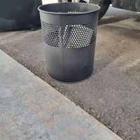 Metall Abfalleimer klein