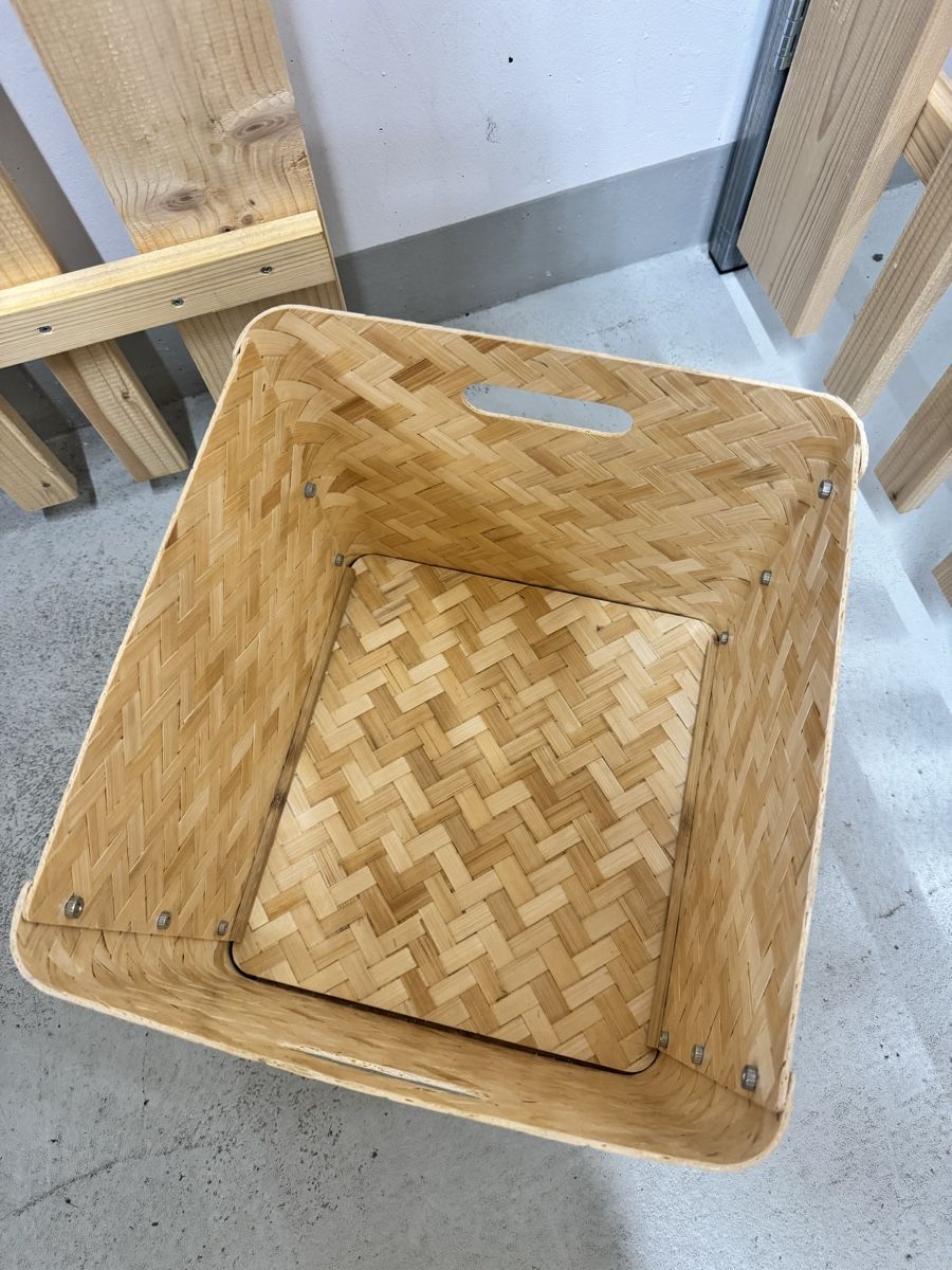 Casse di trasporto: Aufbewahrungskiste Bambus IKEA – Usato da Pfyn venduto da ji1 1
