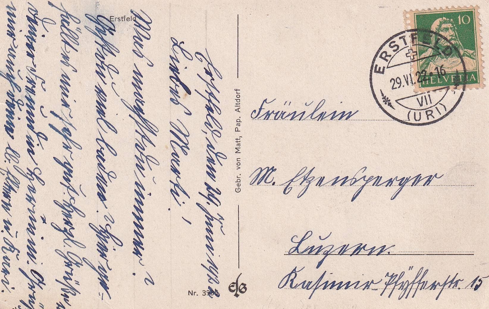 Cartes postales: Erstfeld /bl – D'occasion à Hombrechtikon par Rudolf07 1